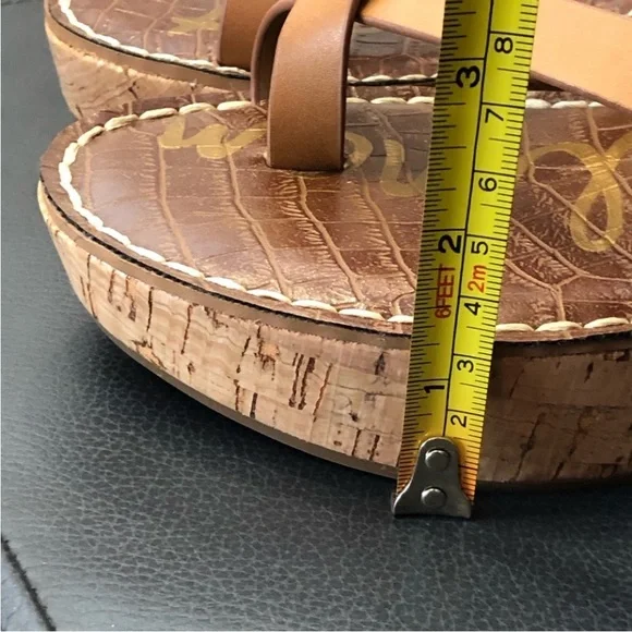 Sam Edelman Cork Platform Sandals - Picture 7 of 7